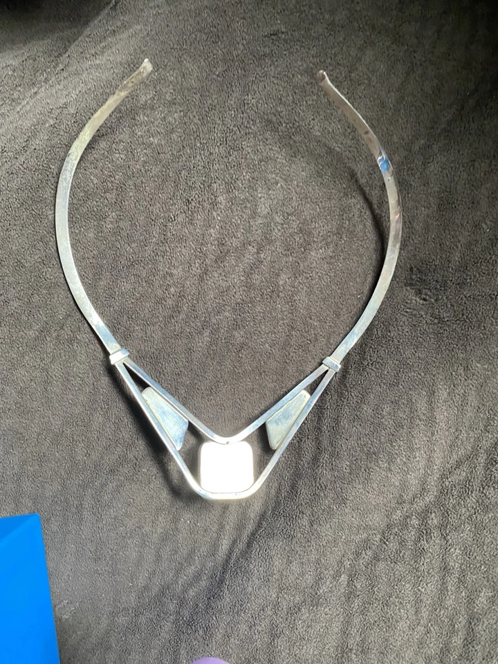 Jay King DTR Crow's Peak Turquoise Sterling Silver Collar Necklace - Image 3 of 4