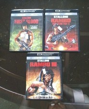 Rambo: First Blood / Part II / III (4K Ultra HD/Blu-ray) Stallone - 1 2 3 Lot