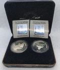 2 Troy OZ .999 Silver NBA Finals 1996 Bulls  Vs Sonics Highland Mint Rare W COA