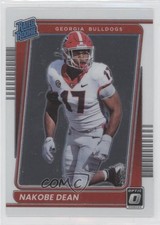 2022 Panini Chronicles Draft Picks Donruss Optic Rated Rookies Nakobe Dean 10a4