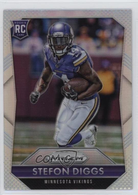 2015 Panini Prizm Rookies Silver Prizm Stefon Diggs #285 1in5