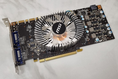 MSI NVIDIA GeForce GTS 250 512MB GDDR3 OC Grafikkarte DVI PCIe N250GTS-2D512-OC