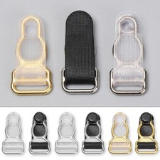 10Pcs 10/12mm Corset Leg Garter Suspender Buckles Belt Clip Hooks Alloy