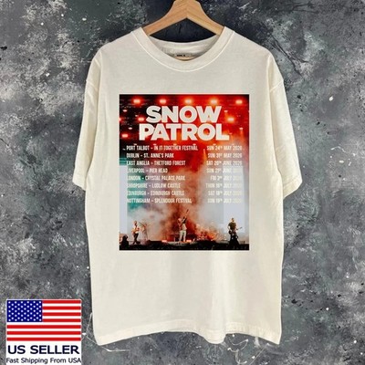 Snow Patrol Band UK & Ireland Tour Summer Cotton T Shirt Size S-5XL KK2695
