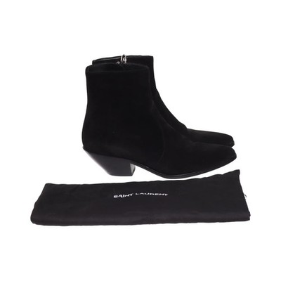Saint Laurent, Stiefeletten, Größe: 37, model: lukas, Schwarz, Wildleder #zmd