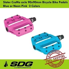 SDG Slater CroMo axle 90x90mm Bicycle Bike Pedals - 2 Colors