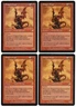 Dragon Mage x4 4x 2003 Scourge PLAYSET Red Rare Creature MTG NM AZ1