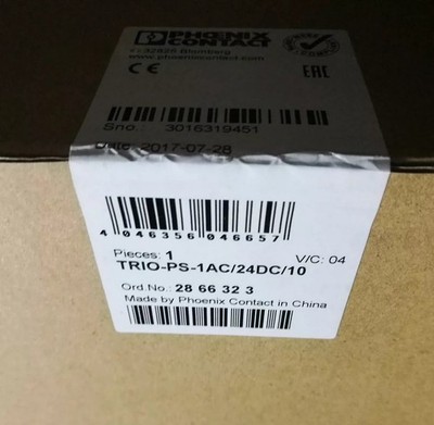 PHOENIX TRIO-PS/1AC/24DC/10 2866323 Power Supply Unit
