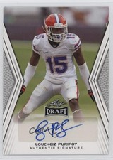 2014 Leaf Draft Auto Loucheiz Purifoy #A-LPI Auto 14tu