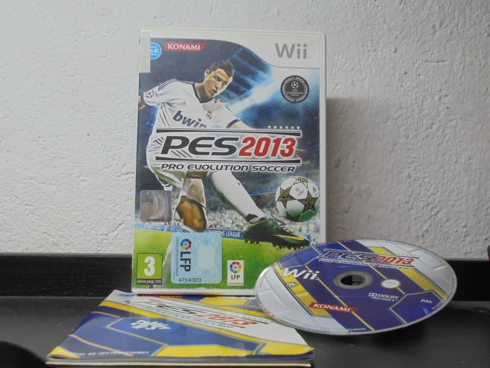 PRO EVOLUTION SOCCER 2013 PES 2013 NINTENDO WII KONAMI SPANISH PAL COMPLETE