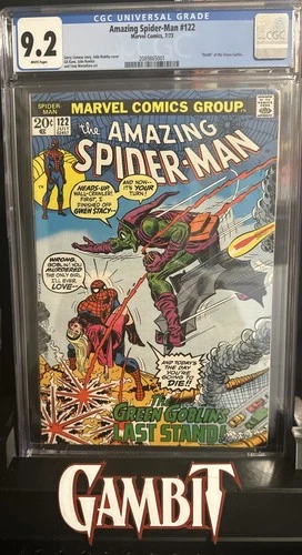 AMAZING SPIDER-MAN #122 CGC 9.2 JOHN ROMITA DIRECT KEY: DEATH OF GREEN GOBLIN 🔥