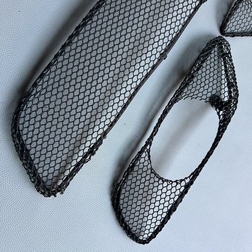 Set of3 2003-05 Mercedes W209 CLK500 CLK55 AMG Front Bumper Lower Central Grille - Picture 2 of 13