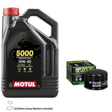 400 Geopolis Urban Oil and Filter Motul 5000 10w40 4L Peugeot 2009 Inc Washer 9.19 per litre