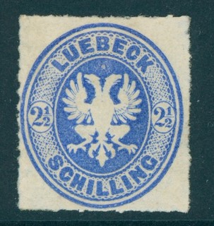 Lübeck Mi. Nr. 11 A ungebraucht einwandfrei 150 Euro