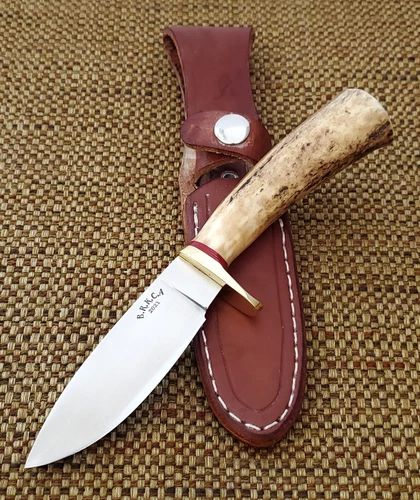 Bark River Knives 2021 BRKCA Special Edition Stag Drop Point Hunting Knife Rare!