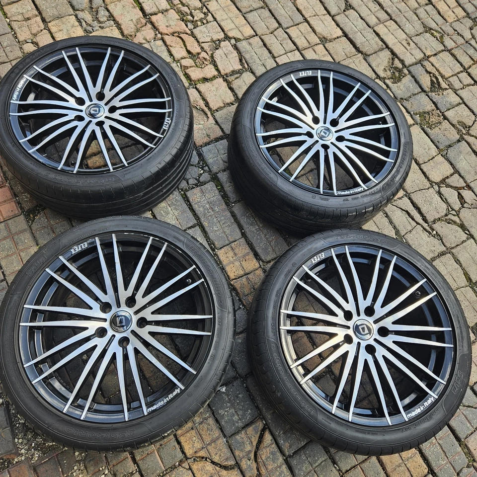 Felgen Eltex Mauris 18" 5x112 Sommerreifen 235/40 A4 A6 Octavia Golf Passat  - Bild 2 von 4