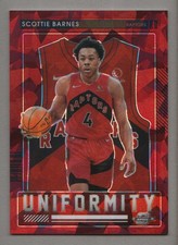 2021-22 Contenders Optic Basketball Uniformity Red Ice #29 Scottie Barnes