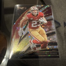 Christian McCaffrey Club Level 2025 Panini Select Football #218 San Fran Disco