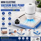 Portable Mini Electric Vacuum Pump for Vac Storage Bags – Clothes Space Saver