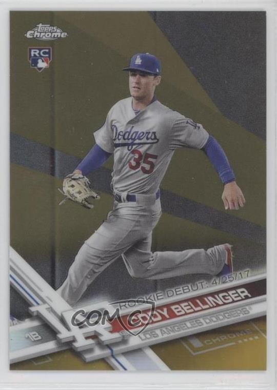 2017 Topps Chrome Update Target Exclusive Gold Refractor /50 Cody Bellinger 0ls