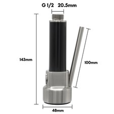 Kitchen Sink Faucet Pull-Out Nozzle Faucet Replacement Spray Head Sprayer Spout