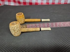 (2) MISSOURI MEERSCHAUM CORN COB TOBACCO PIPE