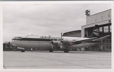 BEA CARGO G-APET VICKERS VANGUARD VINTAGE PHOTO BRITISH EUROPEAN AIRWAYS
