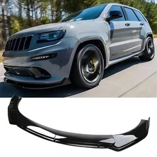 For Jeep Grand Cherokee SRT SRT8 Front Bumper Lip Splitter Chin Spoiler BodyKit