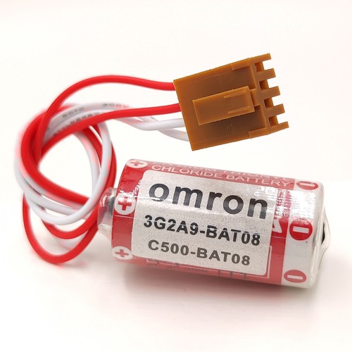 10Pcs ER17/33 (2/3A 3.6V ) PLC Battery For Omron C500-BAT08 3G2A9-BAT08 w/ Plug - Picture 3 of 5