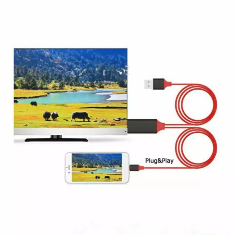 Micro USB To HDMI 1080P HD TV Cable Adapter Android Smart for Xiaomi Redmi Note - Image 3 of 4