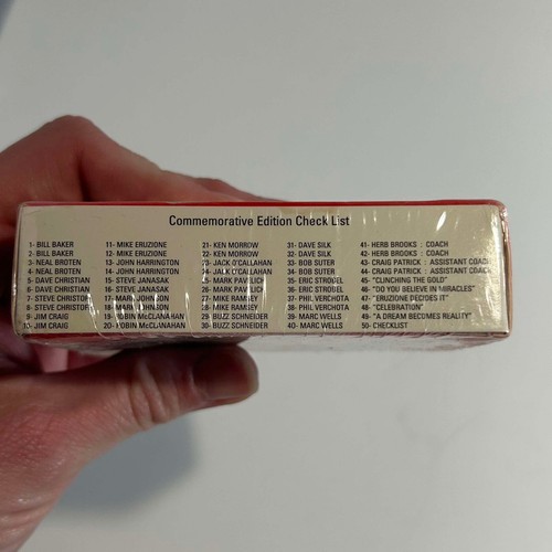 Miracolo sul ghiaccio 1980 medaglia d'oro set 50 carte mai aperte - numerate 1001 di 9999 - Foto 4 di 6