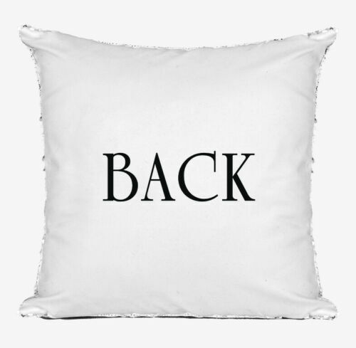 Personalised Unicorn Sequin Cushion Cover Mermaid Pillow 6 Colours - Picture 4 of 8