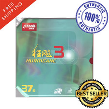 DHS Hurricane 3 Neo 37 Soft Table Tennis and PingPong Rubber, Choose Variation