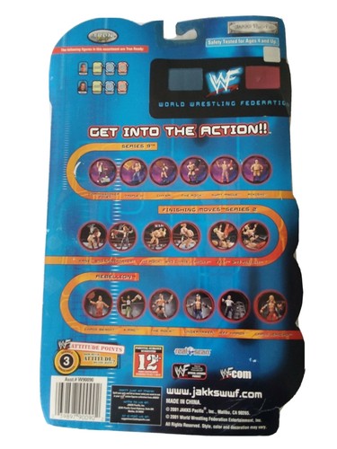 WWF The Rock WrestleMania 17 Series 9 Figurine "NEW" - Picture 2 of 4