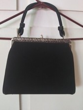 Vtg Preowned Verdi Handbag/Purse Black Very Good Condition Made In USA