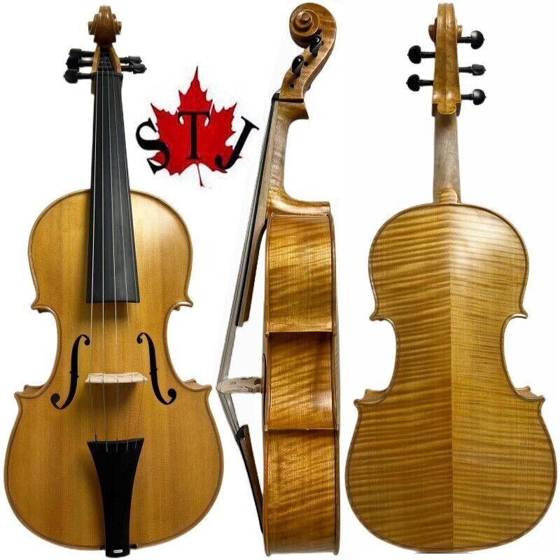 ヴィオラ(五弦) Golden yellow 5 string viola 18