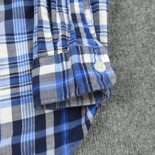Camisa Polo Ralph Lauren Para Hombre Mediana Calce Ajustado Forrada a Cuadros Manga Larga Con Botones - Imagen 14 de 16