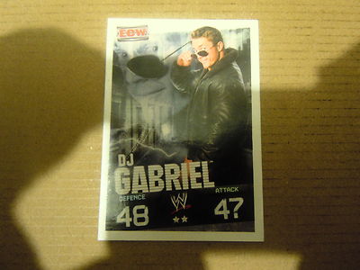 Karte - Topps Slam Attax 2008 Evolution Catch - ECW - DJ Gabriel