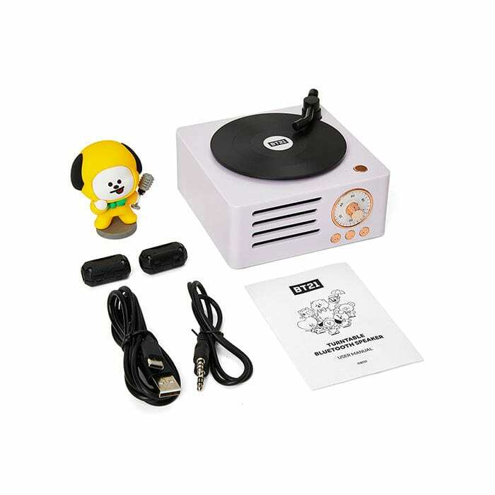 K-POP・アジア BT21 CHIMMY!TURNTABLE BLUETOOTH SPEAKER BTS Bt21 Official Authentic CHIMMY TURNTABLE BLUETOOTH