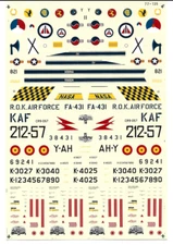 Loose, Microscale F-5A/B, T-38  Decals 1/72 135  No Instructions  (BOX104)