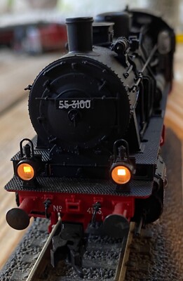 Locomotive Vapeur Fleischmann H0 040 NS DB 4105 55 3100 – Analogique, Noir, état D’occasion