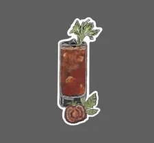 Bloody Mary Sticker Drink Waterproof NEW