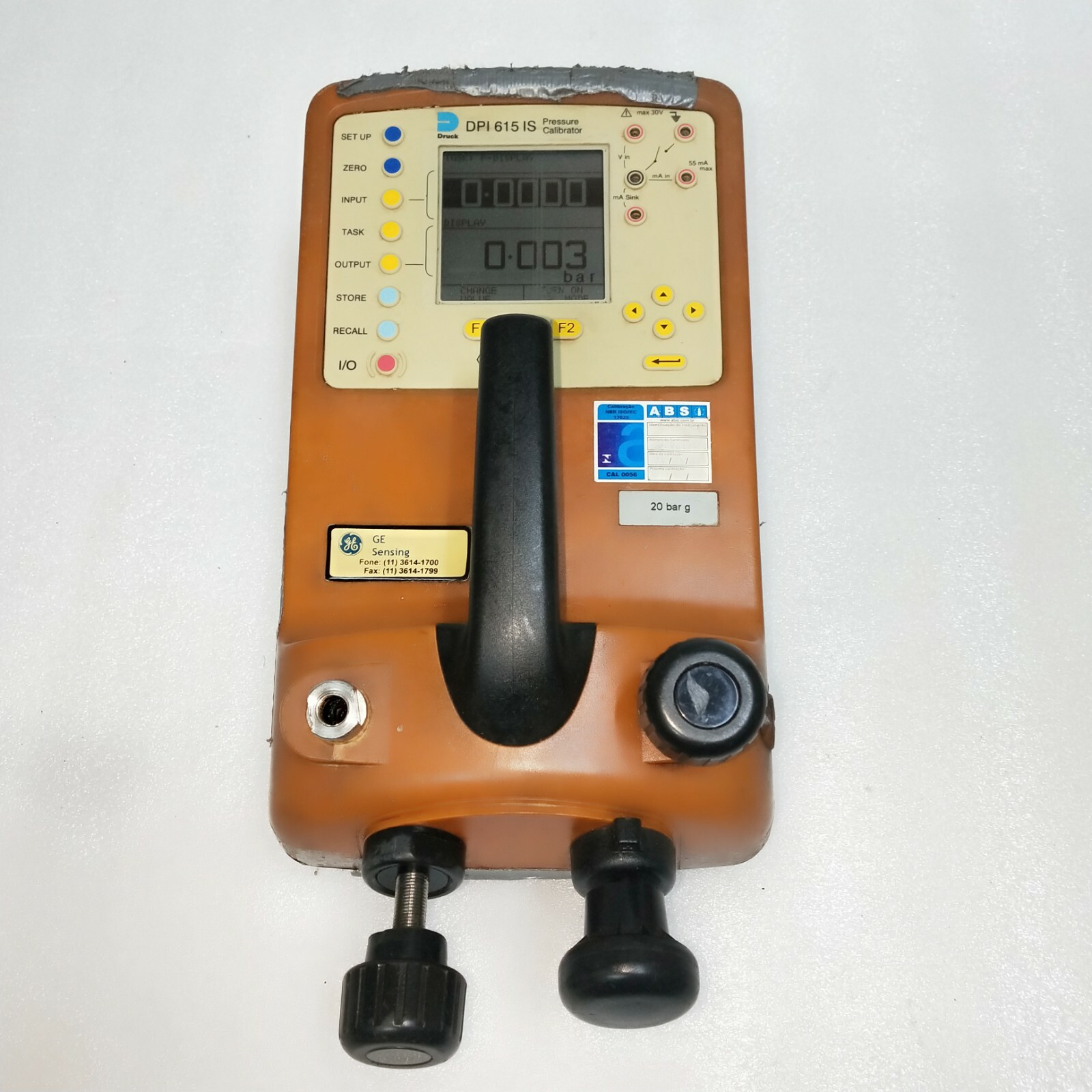 Pressure Calibrator Druck DPI 615 IS Vacuum to 20bar g (Expedited