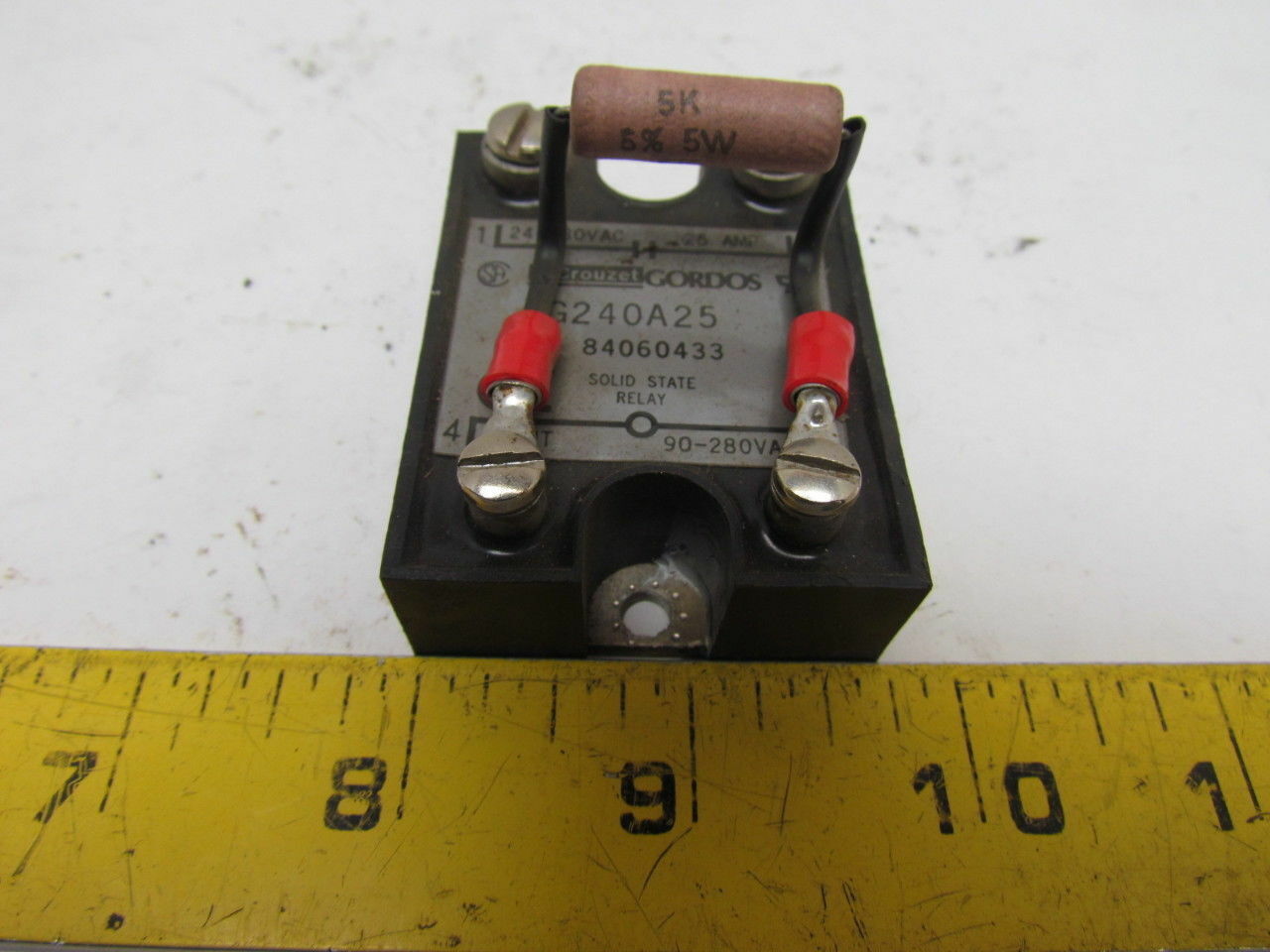 Crouzet Gordos G240A25 Solid State Relay 24-280 VAC 25Amp