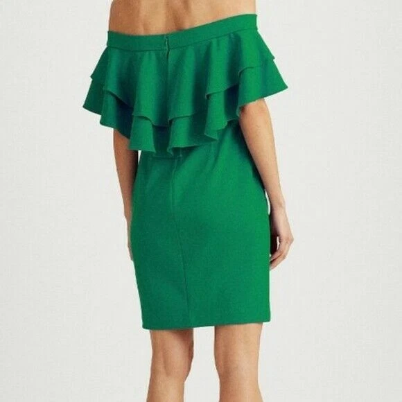 Ralph lauren sales tiered overlay dress