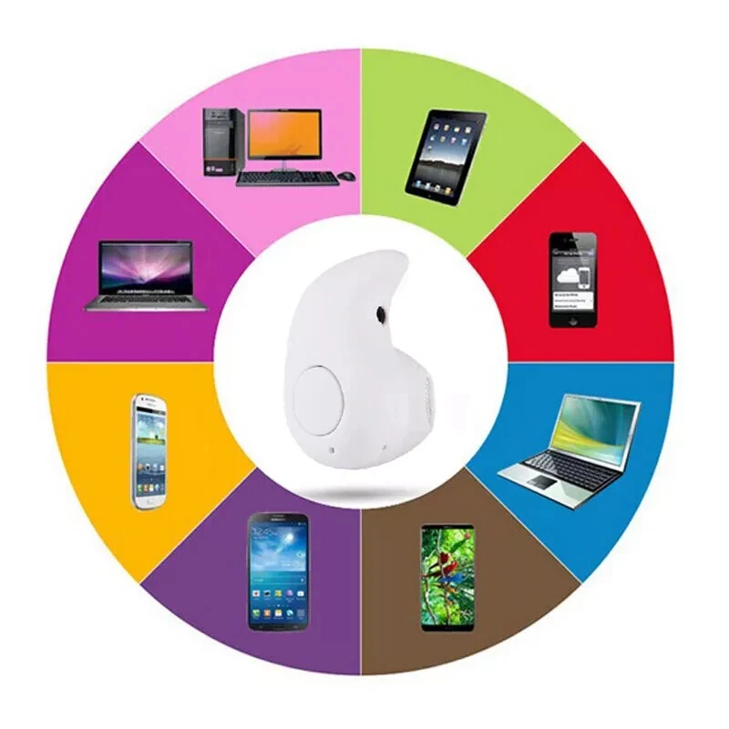 Беспроводные мини-наушники Bluetooth 4.0 стереогарнитура совместимы со всеми телефонами - Изображение 4 из 4