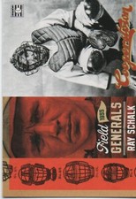 2012 Panini Cooperstown FIELD GENERALS #5 Ray Schalk White Soxs insert 15