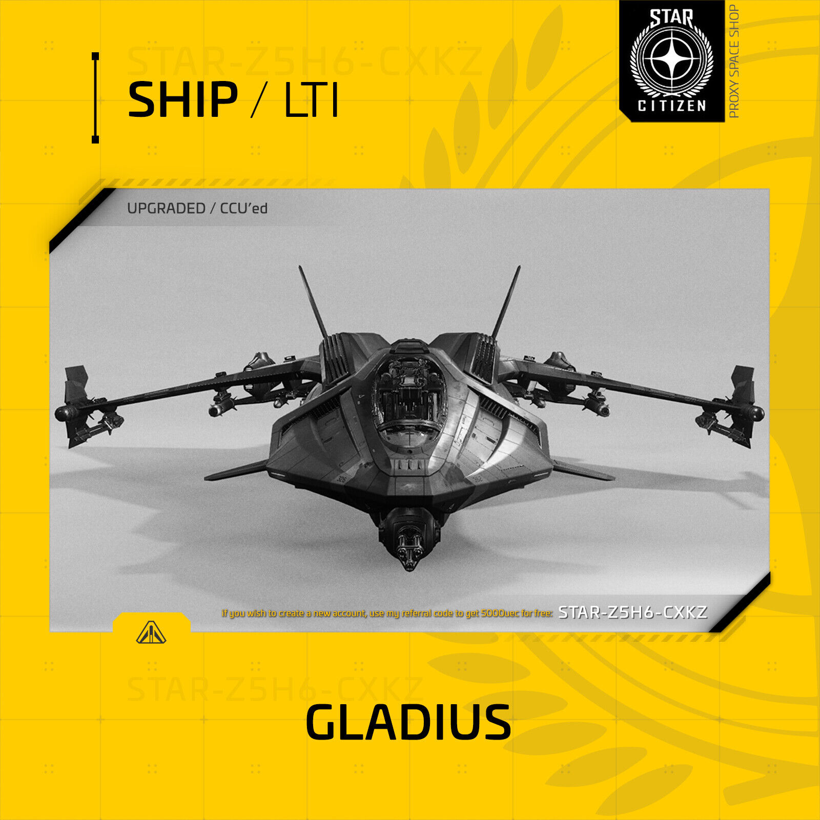 Star Citizen - Gladius Valiant (LTI or 10y Insurance) - Ship