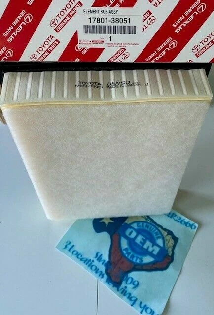 (3) 丰田 LEXUS 4RUNNER FJ CRUISER GX460 工厂原始设备制造商 17801-38051 空气过滤器 — 第 4/4 张图片