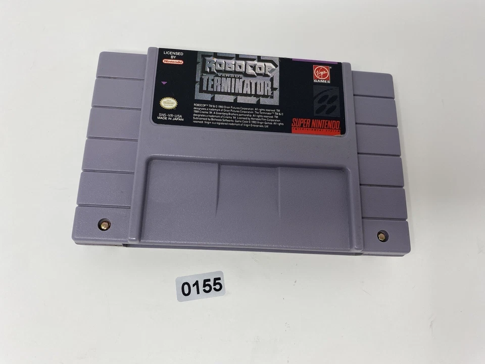 ROBOCOP VS TERMINATOR SNES 1993 Super Nintendo - Image 3 of 4